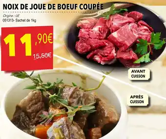 Gel 2000 Noix de joue de boeuf coupée offre