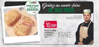 Match Produit élaboré : cordon bleu de volaille offre