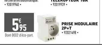 Prise Modulaire 2P+T