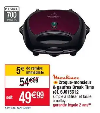 Croque-monsieur & gaufres break time ref. sj615612