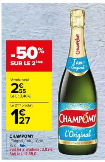 Carrefour Champomy offre