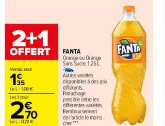 Carrefour Fanta offre