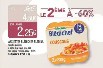 Match Assiettes blédichef blédina offre