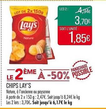 Match Chips lay's offre