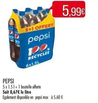 Match Pepsi offre
