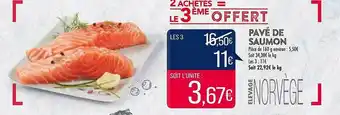 Match Pavé de saumon offre