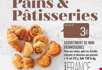 Match Assortiment de mini viennoiseries offre