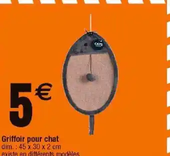 Cora x Carrefour Griffoir pour chat offre
