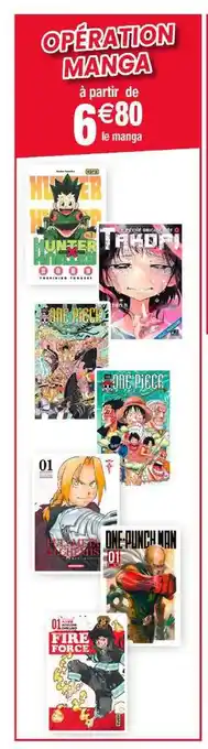 Cora x Carrefour Opération manga offre