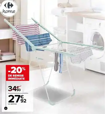 Carrefour Séchoir à poser 22 m d'étendage offre