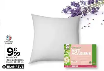 Carrefour Oreiller "Anti-acariens" offre