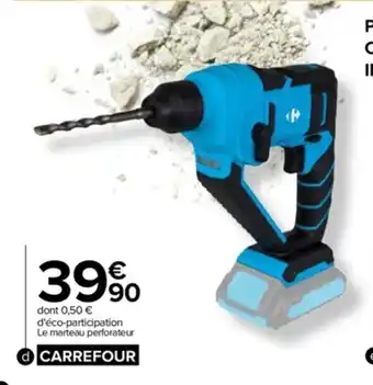 Marteau perforateur 20V sans batterie Carrefour