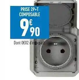 Brico Cash Prise 2p+t composable offre