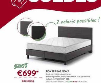Meubles Crack Boxspring nova offre