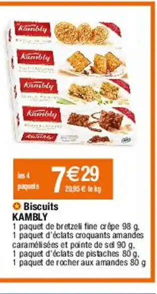Migros Biscuits Kambly offre