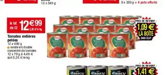 Migros Tomates Entières pelées offre