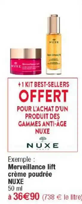 Merveillance Lift Créma Poudrée Nuxe
