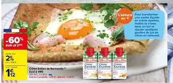 Créme Entiére De Normandie Elle & Vire