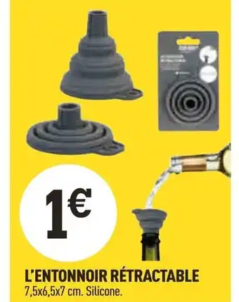 Centrakor L'Entonnoir Rétractable offre
