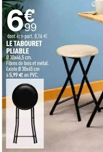 Centrakor Le Tabouret Pliable offre