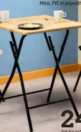 Centrakor La Table Pliable offre