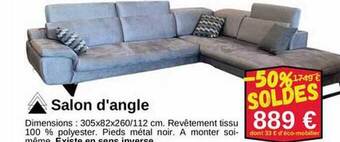 KREABEL Salon d'angle offre