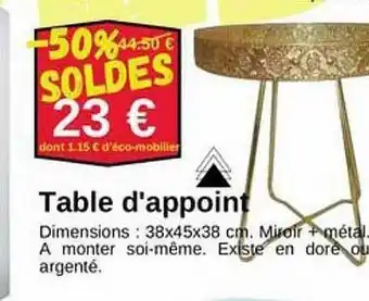 KREABEL Table d'appoint offre