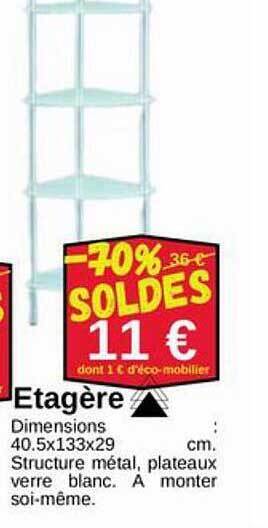 KREABEL Étagère offre