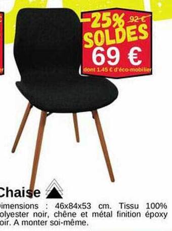 KREABEL Chaise offre