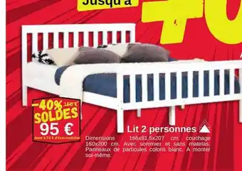 Lit 2 personnes