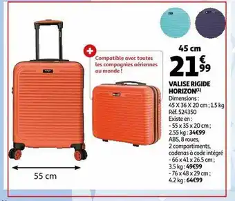 Valise rigide horizon