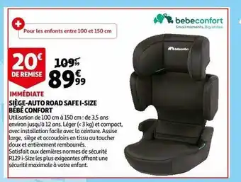 Auchan Siège-auto road safe i-size bébé confort offre
