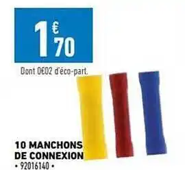 10 manchons de connexion