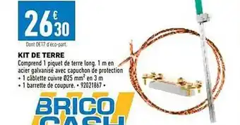 Brico Cash Kit de terre offre