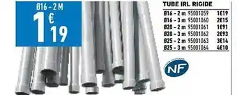 Brico Cash Tube irl rigide offre