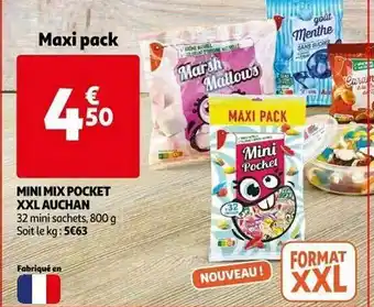 Auchan Mini mix pocket xxl auchan offre