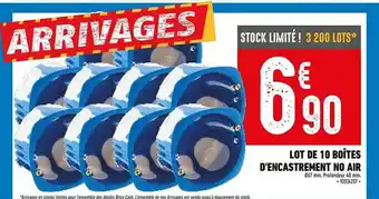 Brico Cash Lot de 10 boîtes d'encastrement no air offre