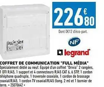 Brico Cash Coffret de communication offre