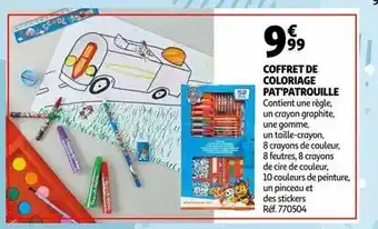Coffret de coloriage pat'patrouille