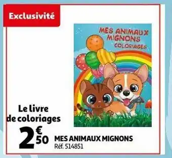 Auchan Mes animaux mignons offre