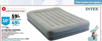Auchan Lit gonflable 2 personnes offre