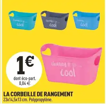Centrakor la Corbelle De Rangement offre