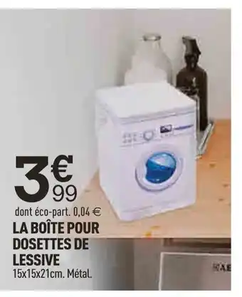 La BoĂźte Pour Dosettes De Lessive
