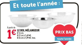 Centrakor Le Bol Melangeur offre