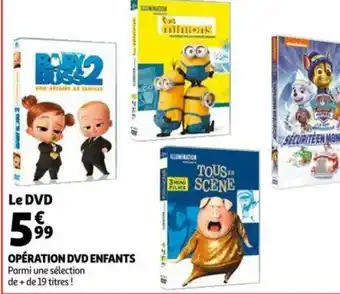 Auchan Opération DVD Enfants offre