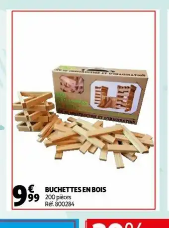 Auchan Buchettes En Bois offre