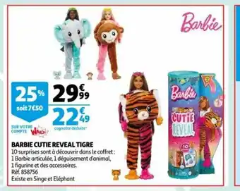 Barbie Cutie Reveal Tigre