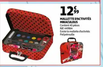 Auchan Mallette D'Activites Miraculous offre