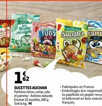 Sucettes Auchan