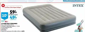 Auchan Lit Gonflable 2 Personnes offre